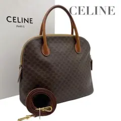 【極美品】セリーヌ　マカダム　ハンドバッグ　ショルダー　2way　6088