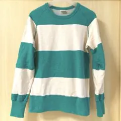 グリーンレーベルリラクシング　メンズボーダースウェット　Sサイズ