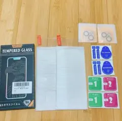 iPhone14 Plus ガラスフィルム【2枚】+ カメラフィルム 【2枚】