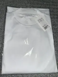 BEAUTY&YOUTHクリアガスコットン モックネック カットソー WHITE