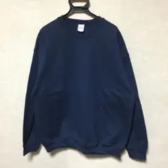 新品 GILDAN ギルダン 長袖トレーナー ネイビー 紺 XL