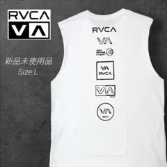 RVCA ルーカ ノースリーブ カットオフ バックプリント タンクトップ
