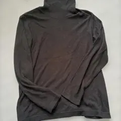 UNIQLO HEATTECH ブラック フリースタートルネック L