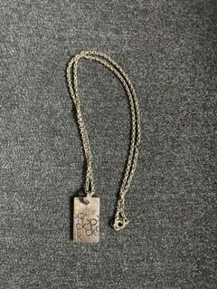 マ*田様 BlackEyePatch ブラックアイパッチ ロゴ ネックレス シル マ*田様 BlackEyePatch ブラックアイパッチ ロゴ ネックレス シル