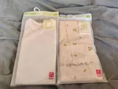 新品　UNIQLO BABY シャツ肌着 60・90サイズ 2点セット
