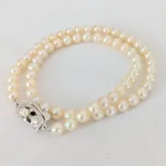 本真珠 あこや真珠 5-6mm ベビーパール シルバー SILVER ネックレス
