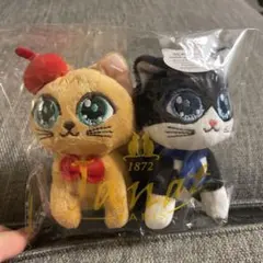 Janat ジャンナッツ 新品未開封 サム&ボウ キーホルダー 万博 猫 紅茶