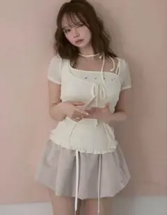 トップス andmary Claire set tops ivory Andmary Claire set tops ivory - メルカリ
