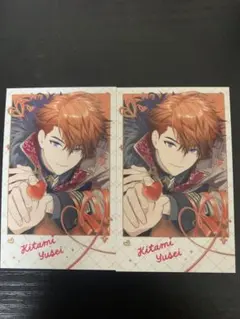 あ*め様 Melty Valentine チェキ風カード 北見遊征　レア　2枚セ