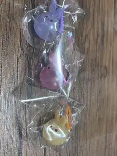 makkuro usagiめじるしチャーム3個セット