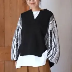 【美品】nico and… Misayoさんプロデュース柄コレプルオーバー