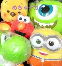 【新品!美品】BIGぬいぐるみまとめ売り ヨッシー モンスターズインク エルモ等