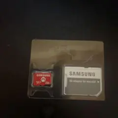 Samsung 256GB microSDカード + SDアダプター