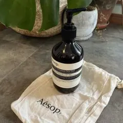 イソップハンドソープの残量少し&布巾着袋