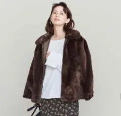 BEAUTY & YOUTH UNITED ARROWS ブラウンファーコート