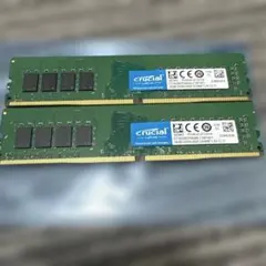 中古】crucial 16GB DDR4-2400 メモリ2枚セット32GB - メルカリ