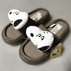 スヌーピー バンドサンダル L ブラウンのサムネイル