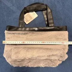 BMW ファー トートバッグ グレー