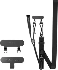 【新品・50%オフ】MOFT スマホストラップ アップグレード版 ナイトブラック