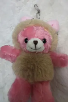 ピンクのクマのぬいぐるみ　着ぐるみ