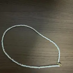 K18本真珠ネックレス 半円パールトップ 40cm 淡水パール - メルカリ