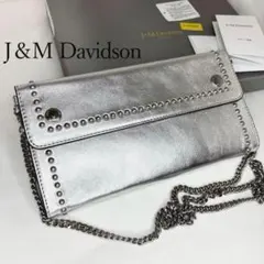 JMデビットソンクロコダイル押しショルダーバッグ 2wayサコッシュ 