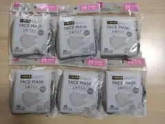 立体マスク 小顔効果 M 小さめ グレー15枚入り 6袋 ダイソー ⑤ - メルカリ