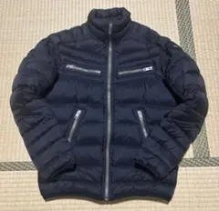 DIESELネイビー ダウンジャケット ライダース