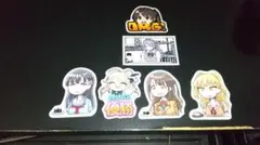 同人誌キャラクターシール/ 6枚セット/コミケ販売品