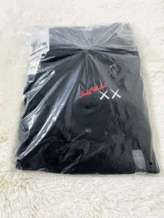 新品　ユニクロ　UNIQLO　カウズ　KAWS　スウェットパンツ　黒　L