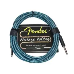 【新品】FCBL8 Fenderシールドケーブル青 3M　※ギター,ベース