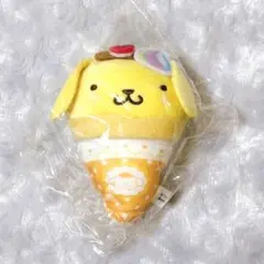 ポムポムプリン クレープ ぬいぐるみ キーホルダー