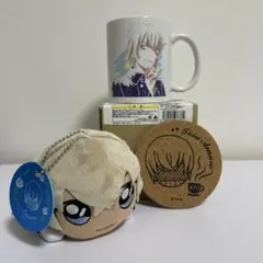 名探偵コナン　安室透　タキシードぬいぐるみ＆マグカップ＆コースター　3点セット