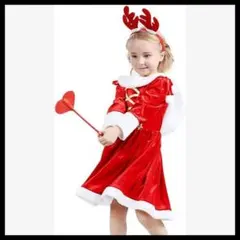 クリスマス 衣装 キッズ 女の子 ガールズ コスプレ衣装 エルク