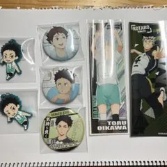ハイキュー!! 缶バッジ ラバーストラップ 3種セット - メルカリ