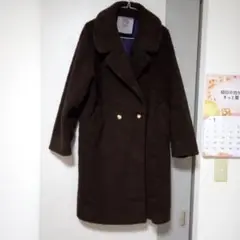ボア ダブルブレスト ＱＶＣカルマモコモコロングコート