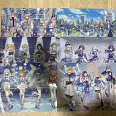 プロジェクトセカイ　カラフルステージ　初音ミククリアファイル6点セット