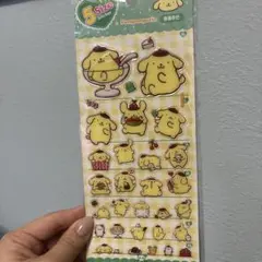 韓国限定　ポムポムプリンシール