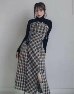 andmary nadia check swimsuit 水着 アンドマリー ANDMARY Nadia check swimsuit水着 タグ付き