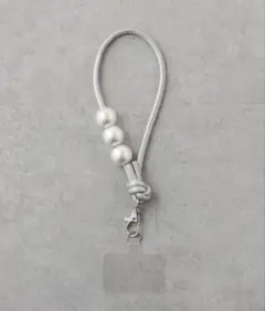 ⭐週末限定値下げ⭐DISCOAT パール付きショートコードストラップ