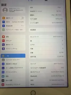 iPad（第5世代） 32GB wifiセルラー（au）版 ゴールド