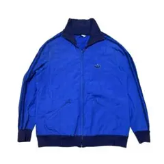 80s 西ドイツ製　adidas アディダス トラックジャケット 青 L
