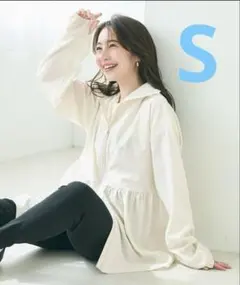 新品　coca uvカットパーカー　S uv 白　ホワイト