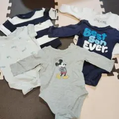 【男の子】肌着ロンパース5点まとめ売り70cm