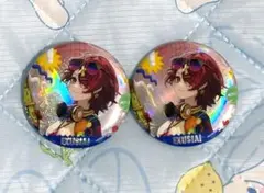 アークナイツ エクシア 缶バッジ 2個セット 明日方舟