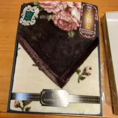 毛布　NAPOLÉON CLUB 花柄140×200　やわらかタッチ　シングル