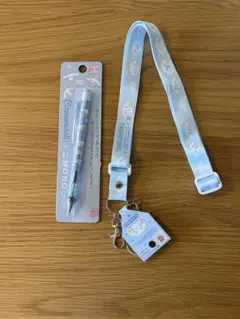 サンリオシャーペンモノグラフmonographシナモロール　ネックストラップ付き