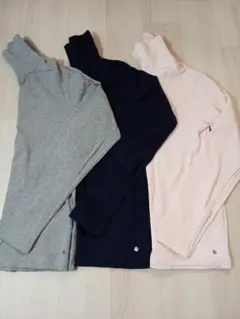 プチバトー　タートルネック長袖Ｔシャツ　12ans 152cm 3点セット