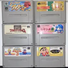 動作確認済　SFCソフト　スーパーファミコン ソフト 6本セット