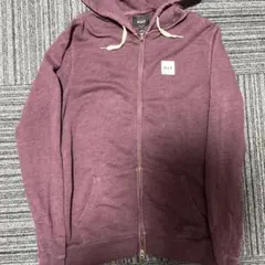 HUF パープル フルジップパーカー S